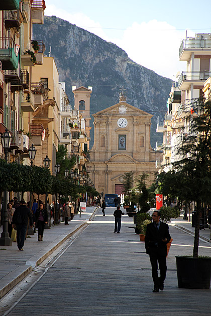 Bagheria town in Sicily